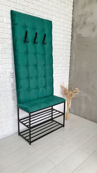 Банкетка 70*30см + М'яка Панель 70*120см в велюрі 1070015 фото