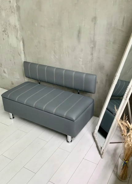 Диван STANDART НІША тканина ЕКОШКІРА 120*55 105009 фото