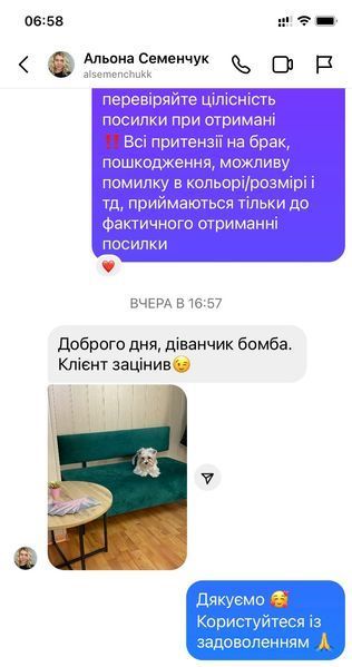 Диван STANDART тканина ВЕЛЮР 120*55 105006 фото